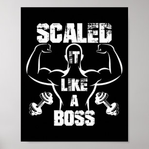 Poster Escalável Como Um Chefe Criador De Porte