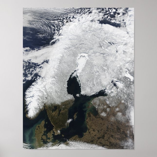 Poster Escandinávia (Frente)