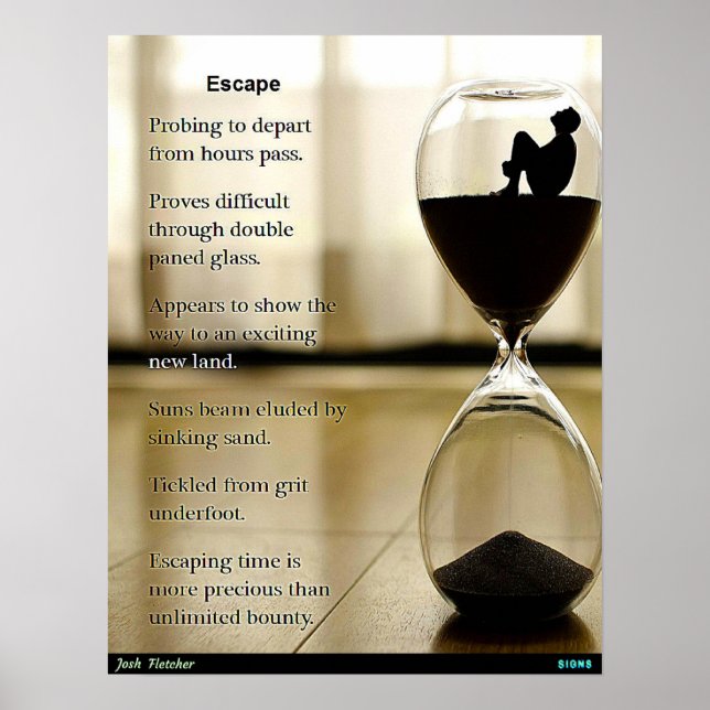 Poster Escapar (Frente)