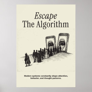 Poster Escapar do Algoritmo