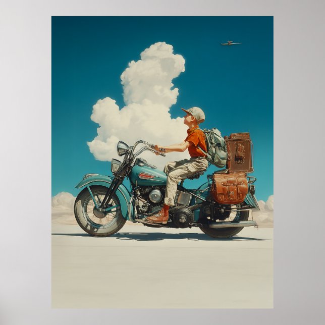 Poster Escape de Aventura de Corrida Desertada (Frente)