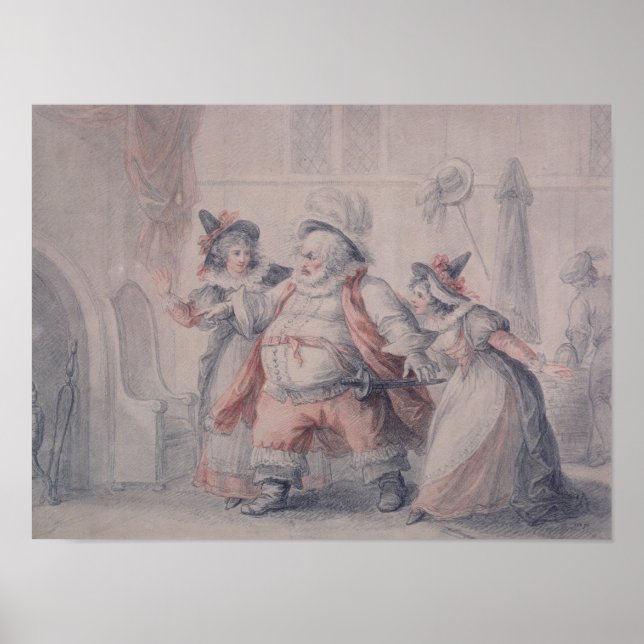 Póster Escape do Falstaff (Frente)
