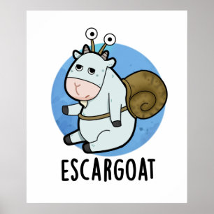 Poster Escar-Cabra, Cute, Linguado Francês