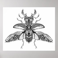 Escaravelho Psicodélico Inspirado 2