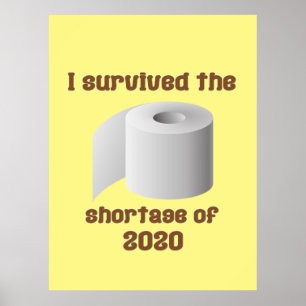 Poster Escassez de papel na ferramenta