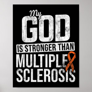 Poster Esclerose Múltipla Mais Forte E Sensibilização Lar