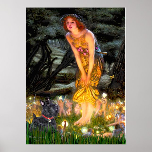 Poster Escocês Terrier 6-Médio Eve (Frente)