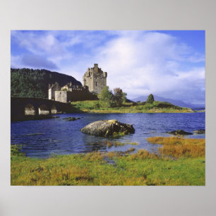 Póster Escócia, Highland, Wester Ross, Eilean Donan 3