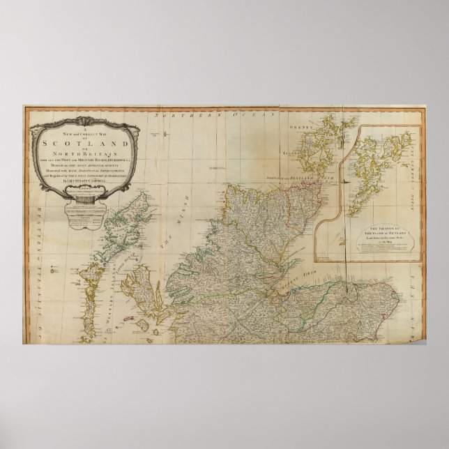 Poster Escócia Norte (Frente)