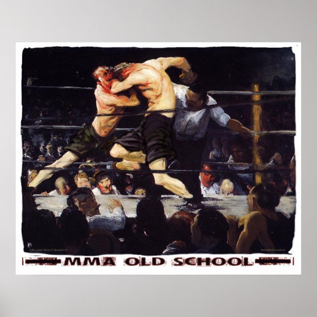 Póster Escola Antiga MMA (Frente)