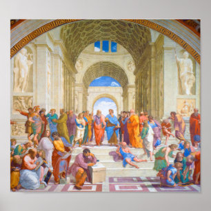 Poster Escola de Atenas, Raphael, 1509-1510