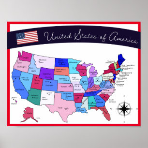 Poster Escola de Casa Educacional dos Estados Unidos da A