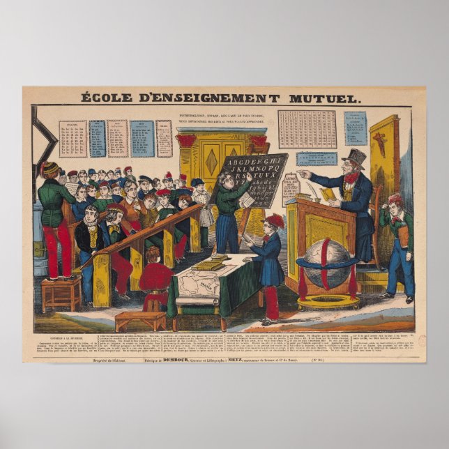 Poster Escola de Educação Mútua (Frente)