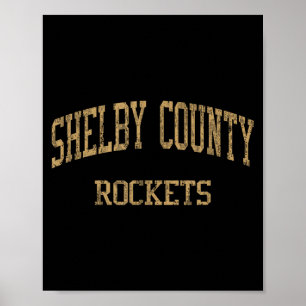 Poster Escola de Ensino Médio do Condado de Shelby Shelby