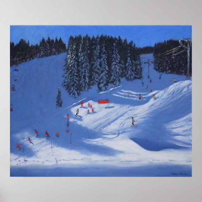 Póster Escola de Esqui Morzine 2014 (Frente)