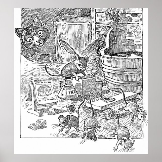 Póster Escola de Rato (Frente)