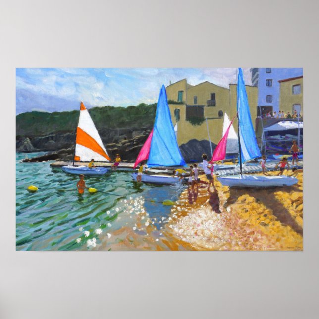 Poster escola de vela calella de palafrugall costa (Frente)