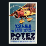 Poster Escola de Voo da Aviação Francesa Vintage Art Deco<br><div class="desc">Um impressão de Reprodução de uma poster de anúncio francês Art Deco dos anos 30 para uma escola voadora. Muito raro, restaurado experientemente. Esta peça de arte ficaria excelente quando emoldurada em casa, escritório, bar, café, pub ou restaurante! Personalize o tamanho, a textura, a borda e/ou o quadro do poster...</div>