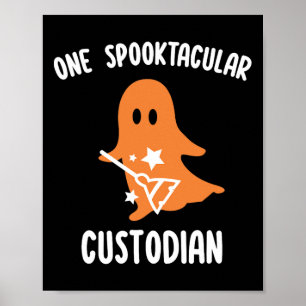 Poster Escola de Zelador Espetacular de Halloween Zelador