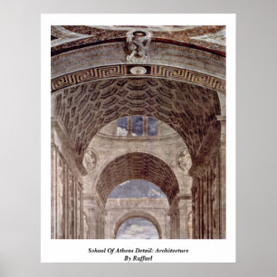 Póster Escola do detalhe de Atenas: Arquitetura por