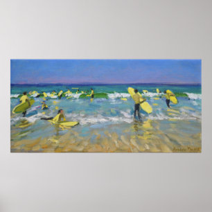 Póster Escola do surf em St Ives