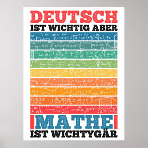 Poster Escola Importante Mas Matemática É Importante