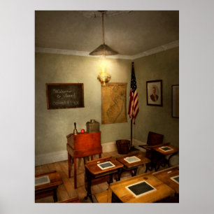 Poster Escola - Sala de aula - Bem-vindo à aula