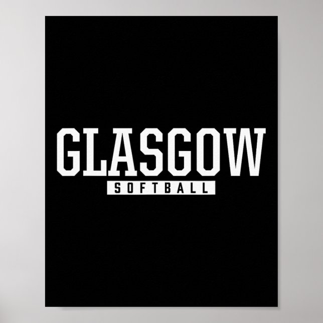 Poster Escola Secundária de Glasgow Softll  (Frente)