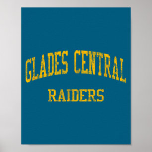 Poster Escola Secundária Glades Central Hs Glade Fl Vinta