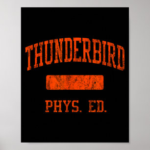 Poster Escola Secundária Thunderbird Hs Pcute Ss Cute Ssn