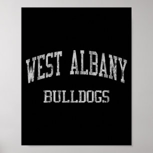 Poster Escola Secundária West Albany Hs Albany Or Vintage