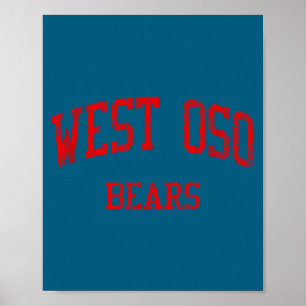 Poster Escola Secundária West Oso Hs Fé Design