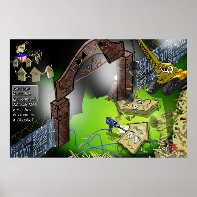 Póster Escolas surdas (Frente)