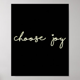 Poster Escolha a Alegria - Uplifting, Motivacional - Esco