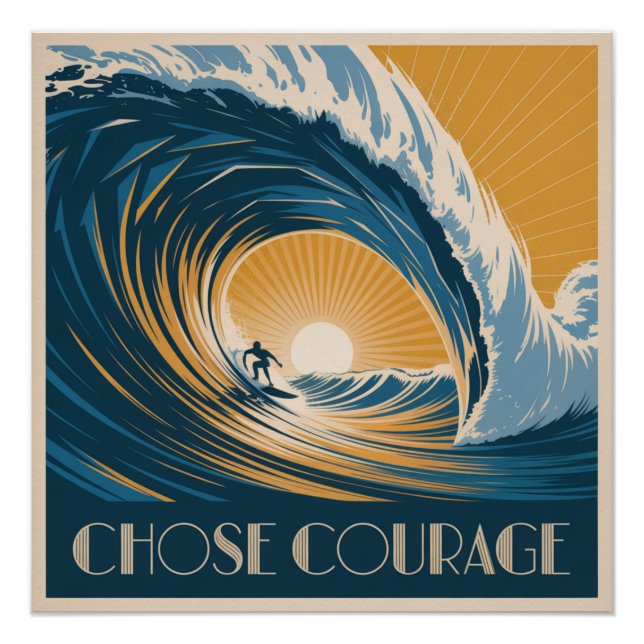 Póster Escolha a Coragem (Frente)