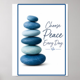 Poster Escolha a Paz Todos os Dias