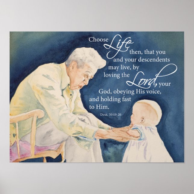 Poster Escolha a Vida (Frente)