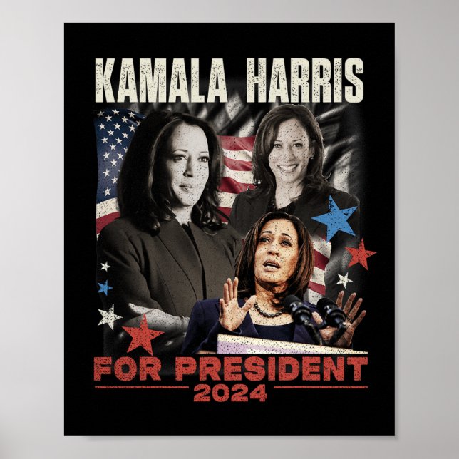 Poster Escolha Freedom Kamala Harris 1 (Frente)