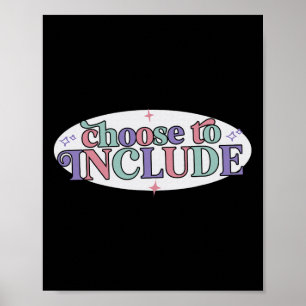 Poster Escolha Incluir Autismo De Professores Especiais D