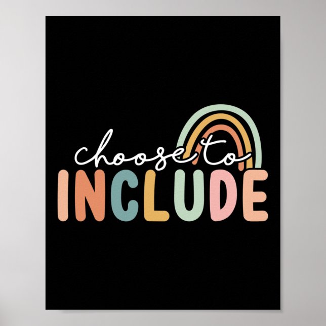 Poster Escolha Incluir Autismo De Professores Especiais D (Frente)
