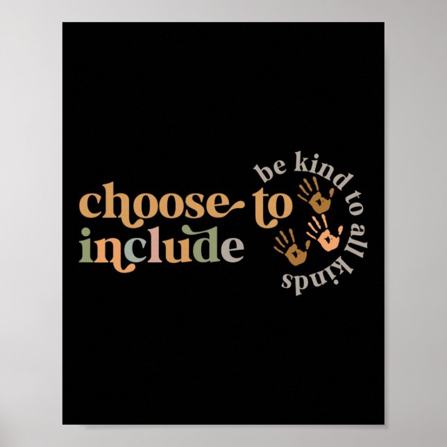 Poster Escolha Incluir Autismo De Professores Especiais D (Frente)