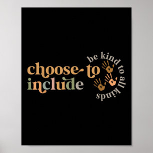 Poster Escolha Incluir Autismo De Professores Especiais D