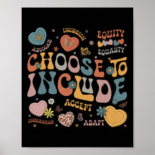 Poster Escolha Incluir Problemas de Inclusão Conscientiza