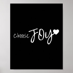 Poster Escolha Joy Heart Inspirational Motivational