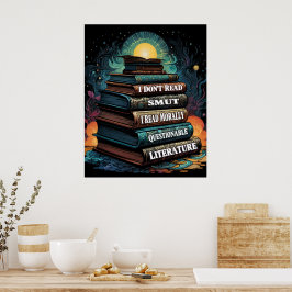 Poster Escolhas de Livros Humor