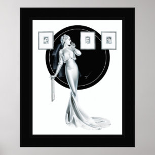 Poster Escolhendo seu homem por George Petty