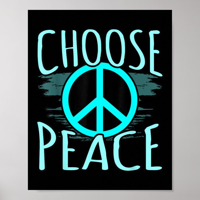 Poster Escolher paz (Frente)