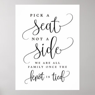 Poster Escolher Um Banco Não Um Sinal De Casamento Latera