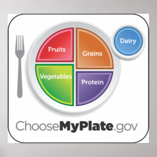Póster EscolherPoster de MyPlate