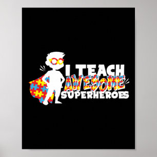Poster Escolhi Educação Especial Ensino Super Heróis Incr